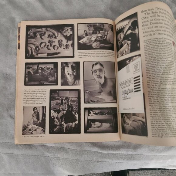 Spin Doctors Rolling Stone Magazine January 7th 1993 - Picture 9 of 10